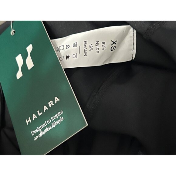 Halara Tiered Active 2in1 Mini Skirt with Shorts Sz XS Womens Black - Picture 7 of 7